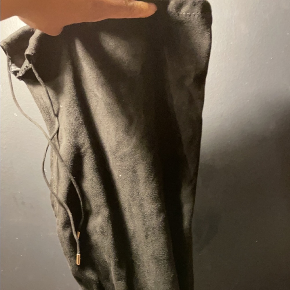 Mid thigh high boot